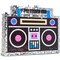 Boombox Pinata - 80s and 90s Theme Party Decorations, Hip Hop, Retro Birthday Supplies (Small, 16.5x12.8x3 In)